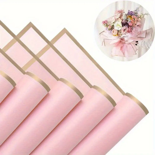 A beautiful Signature Wrapping featuring luxurious tissue paper, satin ribbons, and a custom tag, creating an elegant presentation for a floral arrangement or gift.